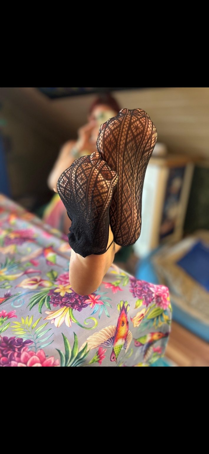 Sexy Nylons Söckcken schwarz 👣🧦 - 3