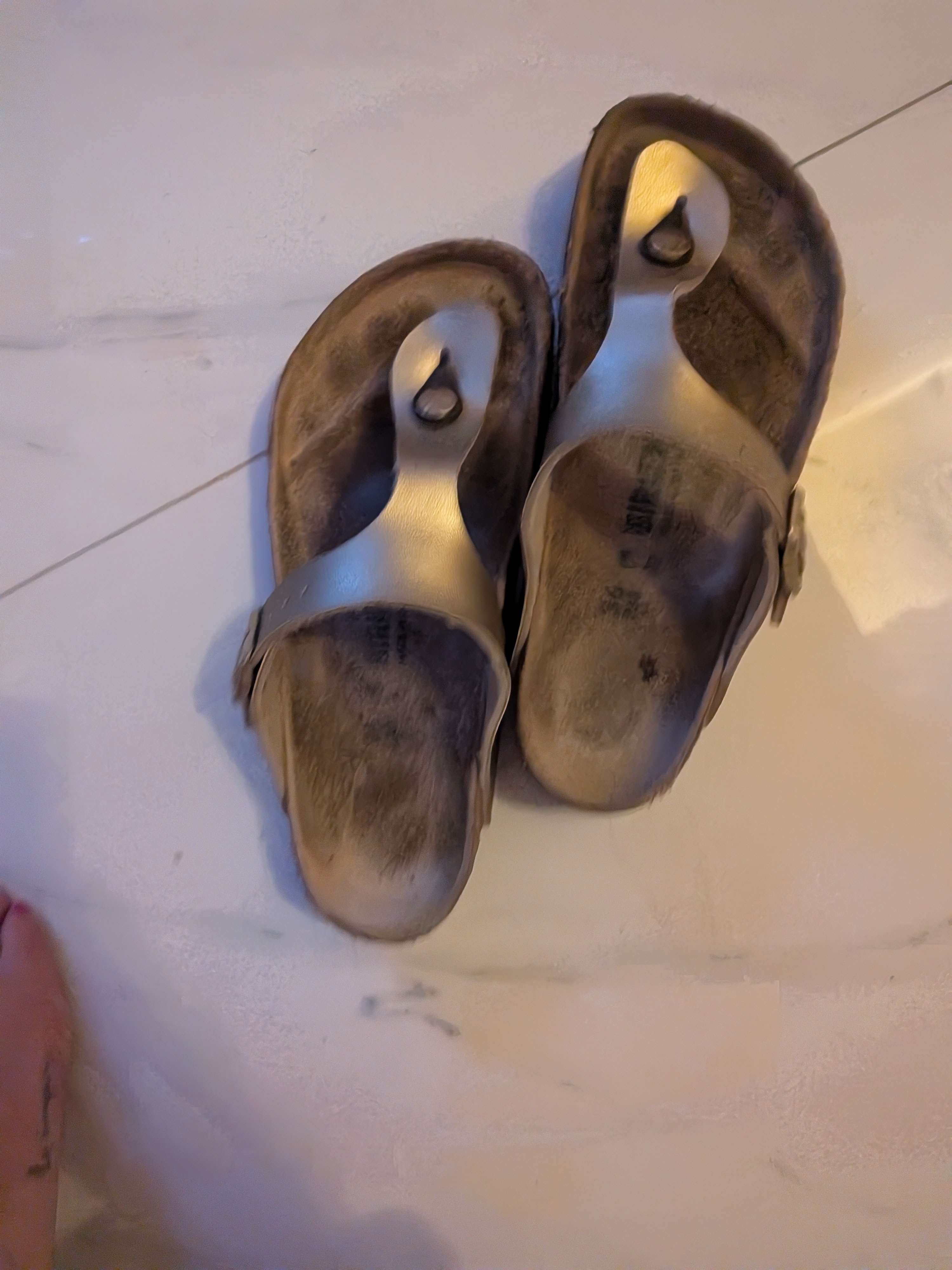 Birkenstock Gizeh Gold Größe 36 - 3