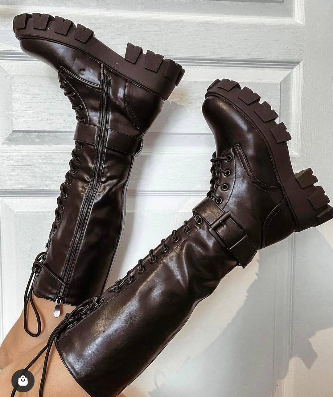 Getragene Stiefel