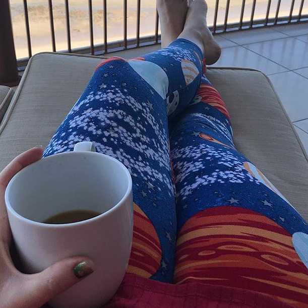 Getragene Leggins