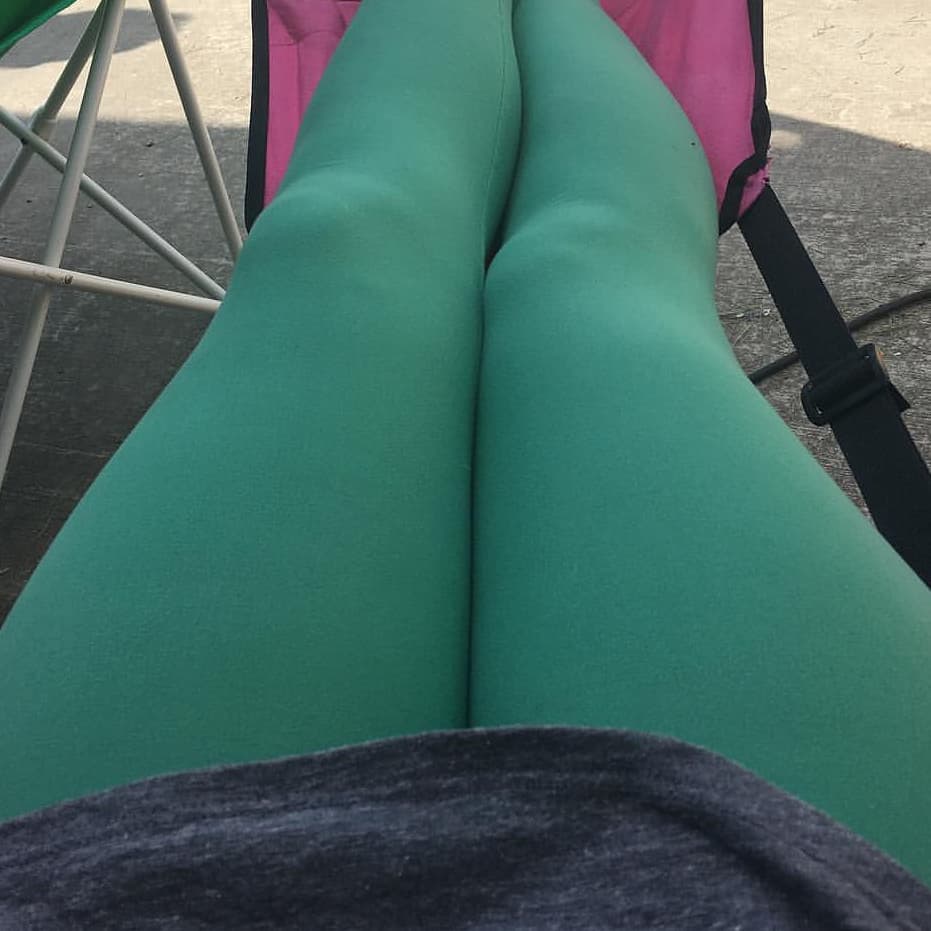 Getragene Leggins