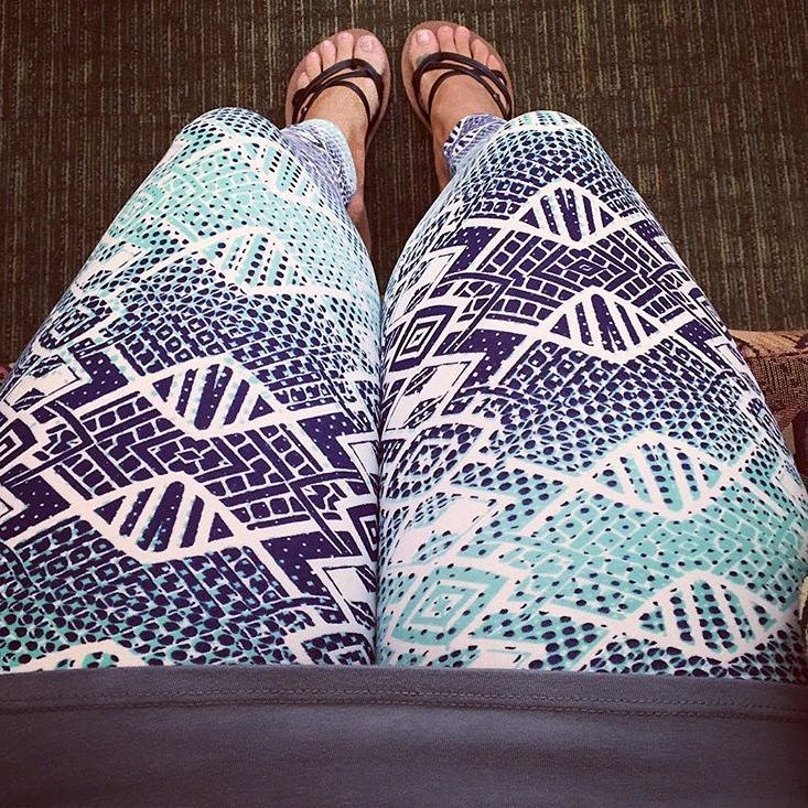 Getragene Leggins