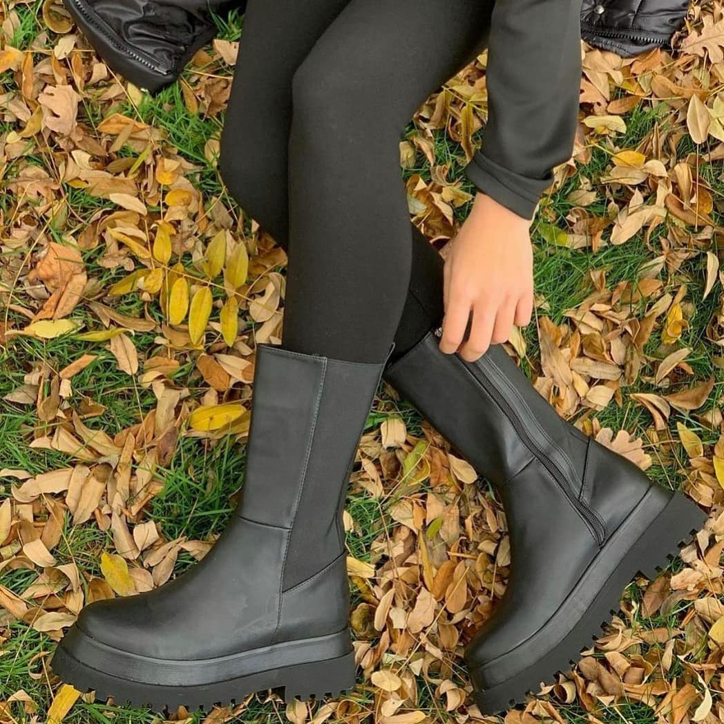Getragene Stiefel