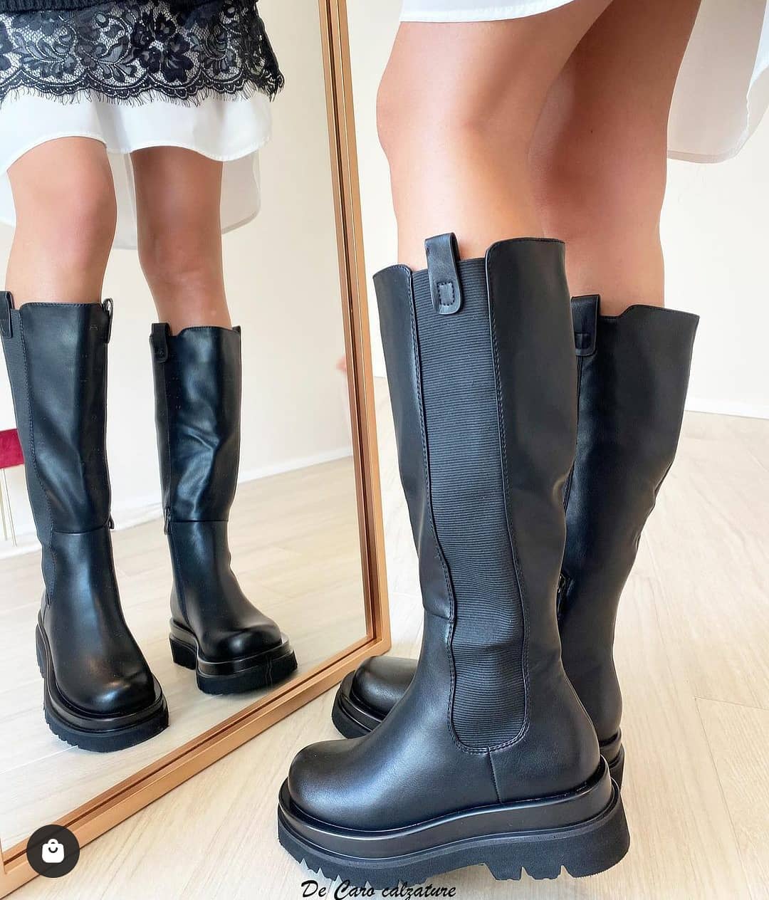 Getragene Stiefel
