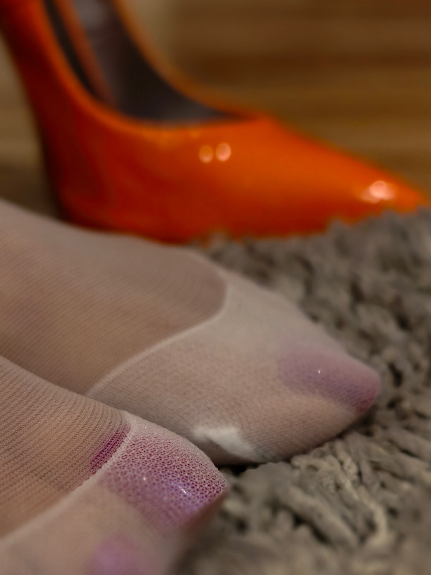 Getragene Nylons