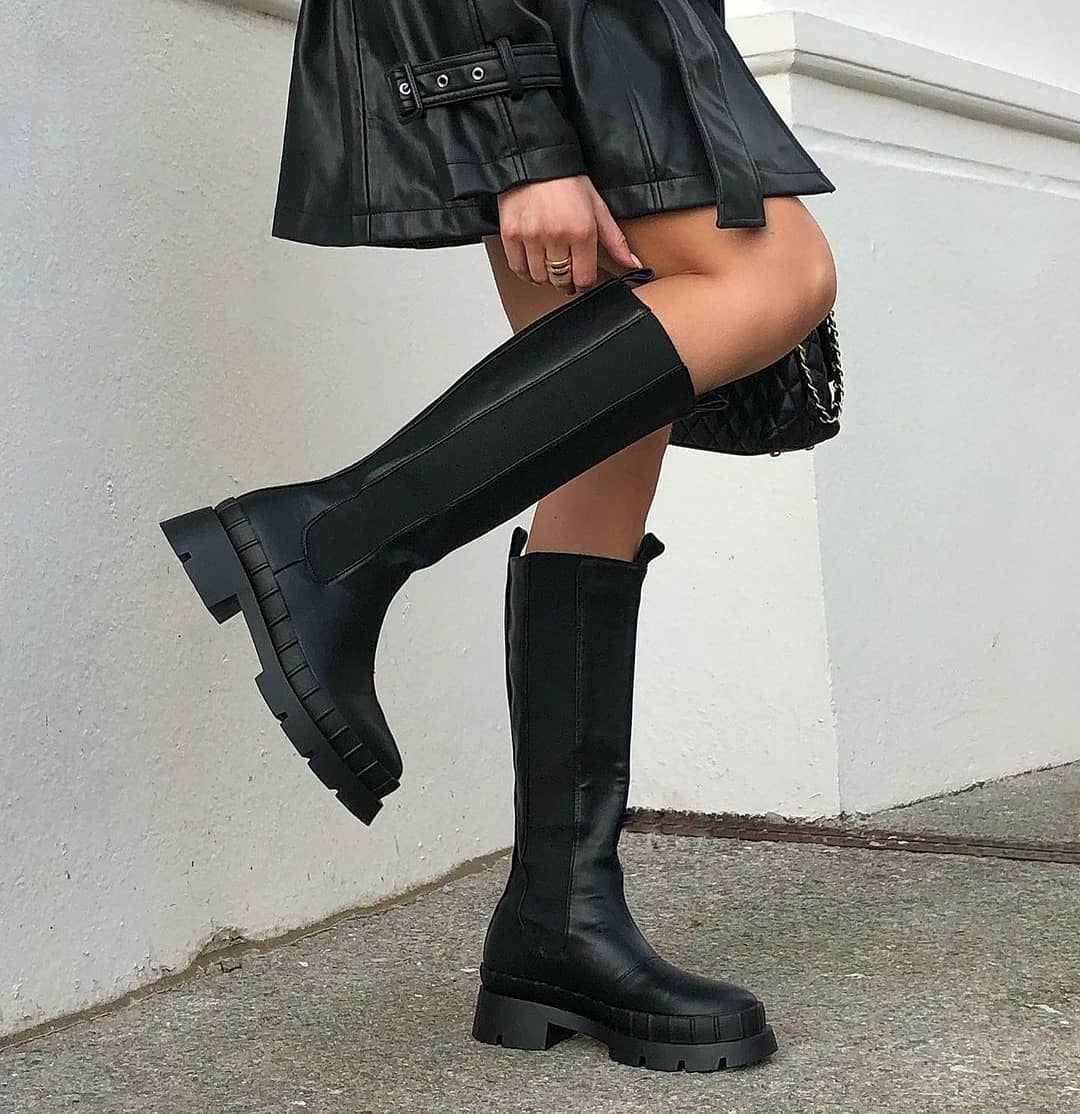 Getragene Stiefel