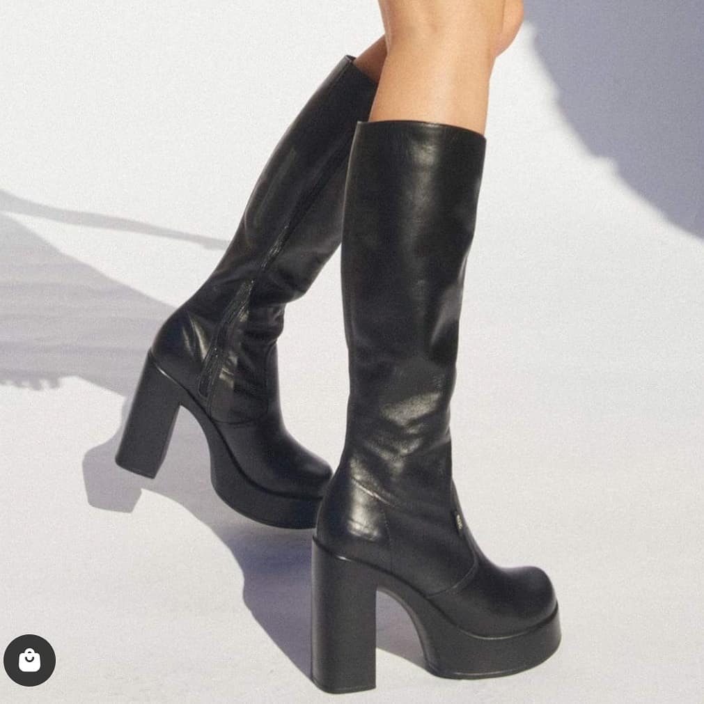 Getragene Stiefel