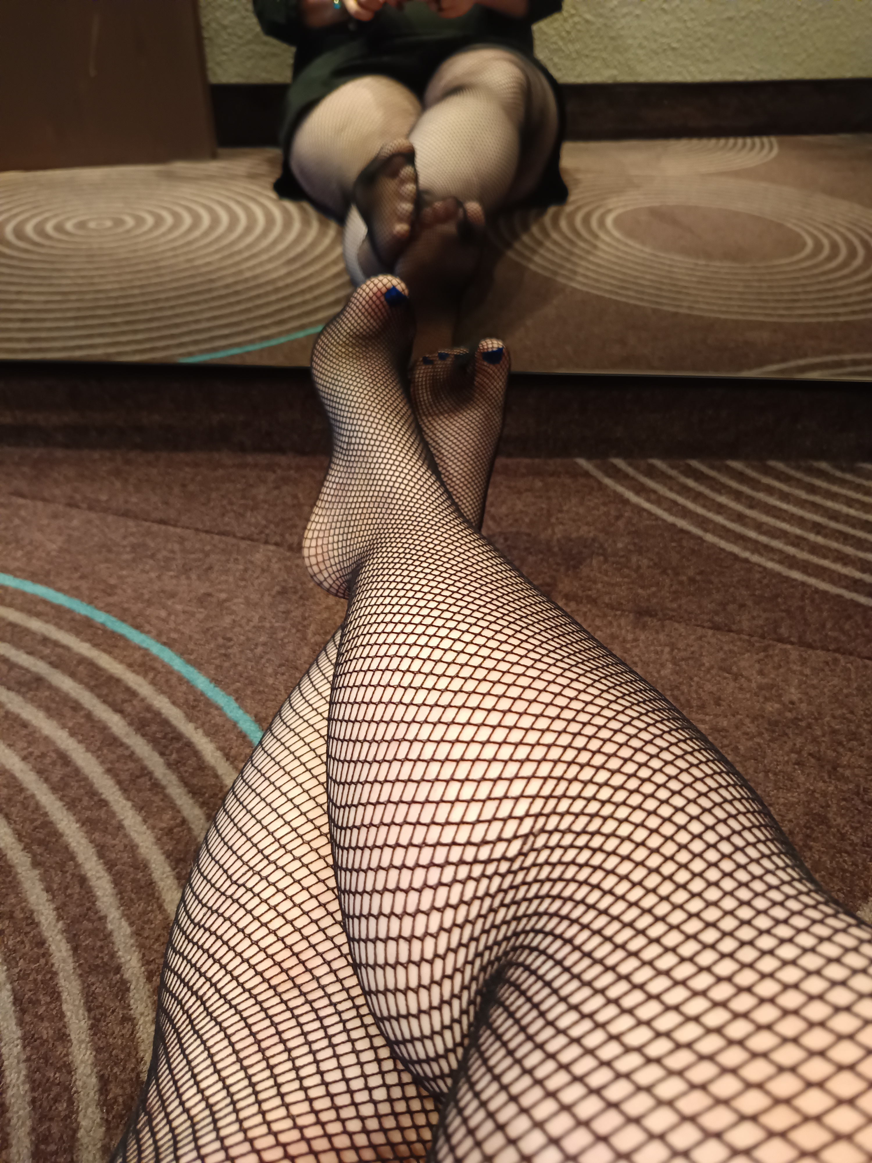 Fishnet Heels - black and Red - the Collection - 3
