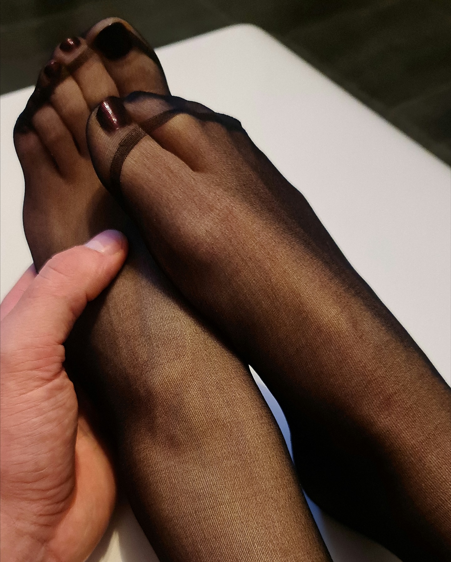 Getragene Nylons - 3