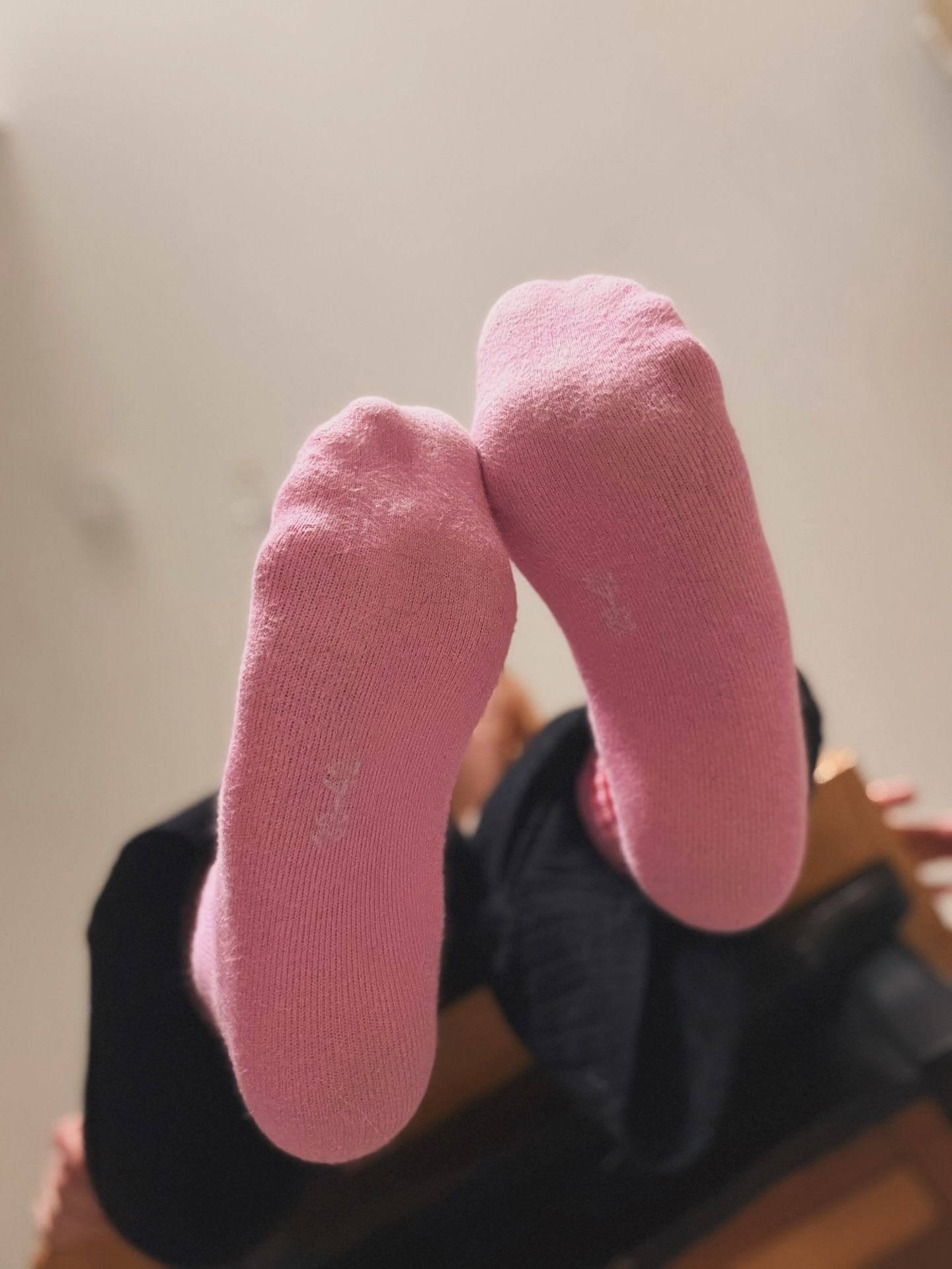 Getragene Socken
