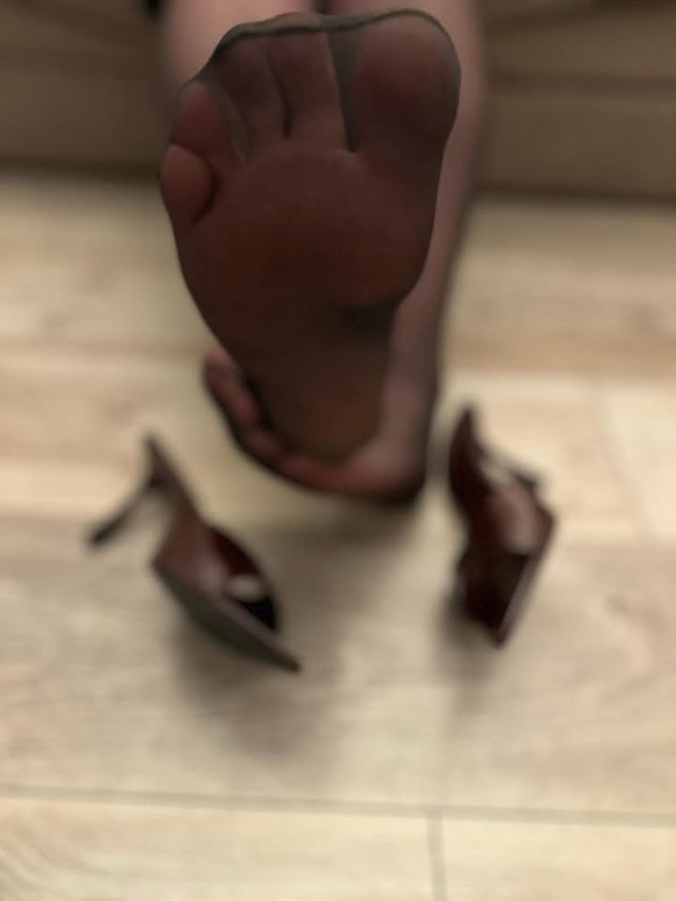 Getragene Nylons