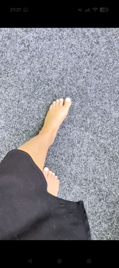 FOOTWALK MIT WEIẞEN SEXY NAILS UND AUDIO!!!!!😜💓