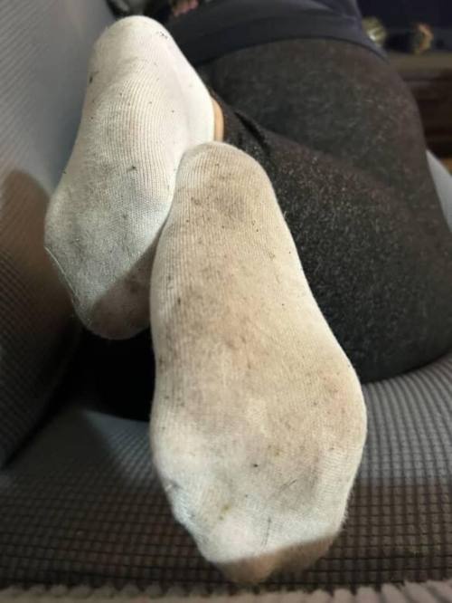 Getragene Socken