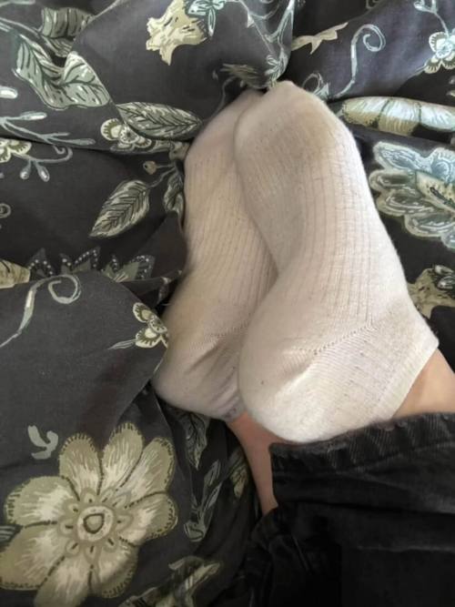 Getragene Socken