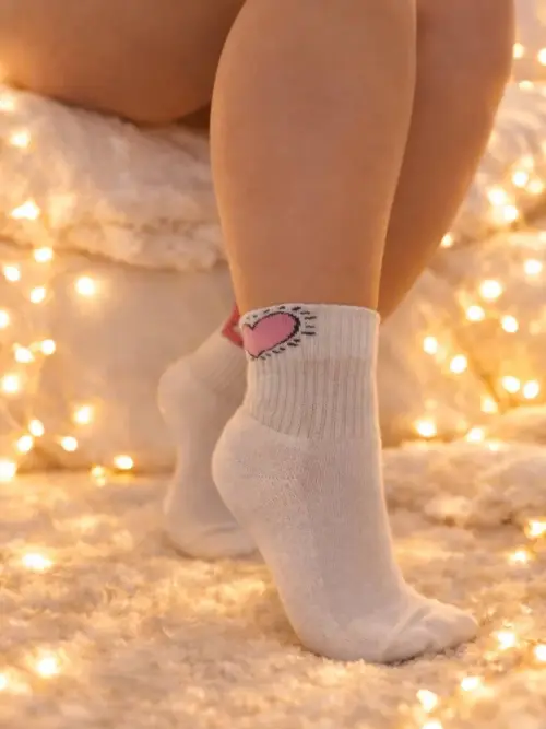 Getragene Socken