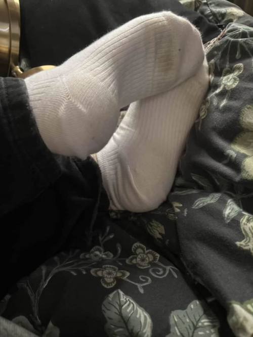 Getragene Socken