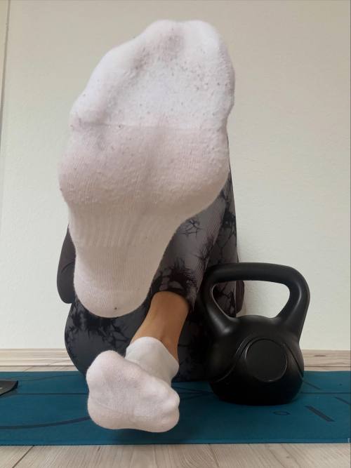 Getragene Socken