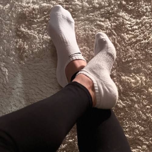 Getragene Socken