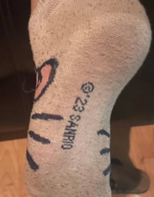 Getragene Socken