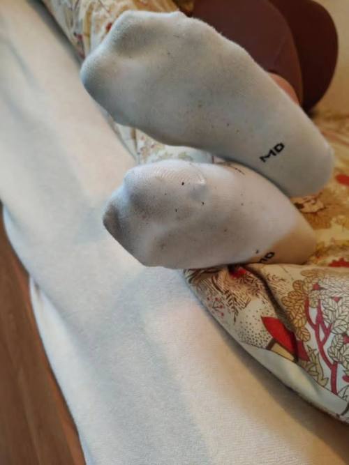 Getragene Socken