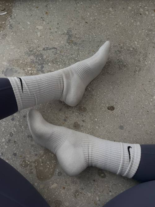 Getragene Socken