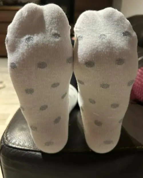 Getragene Socken