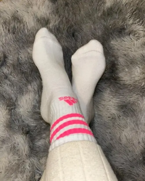Getragene Socken