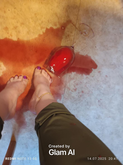 VEREDELTER Rotwein... Das ganz besondere Fussbad