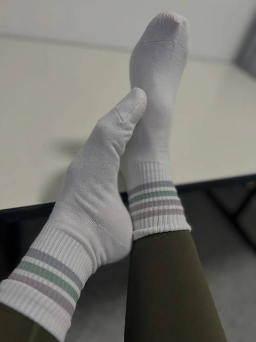 Getragene Socken