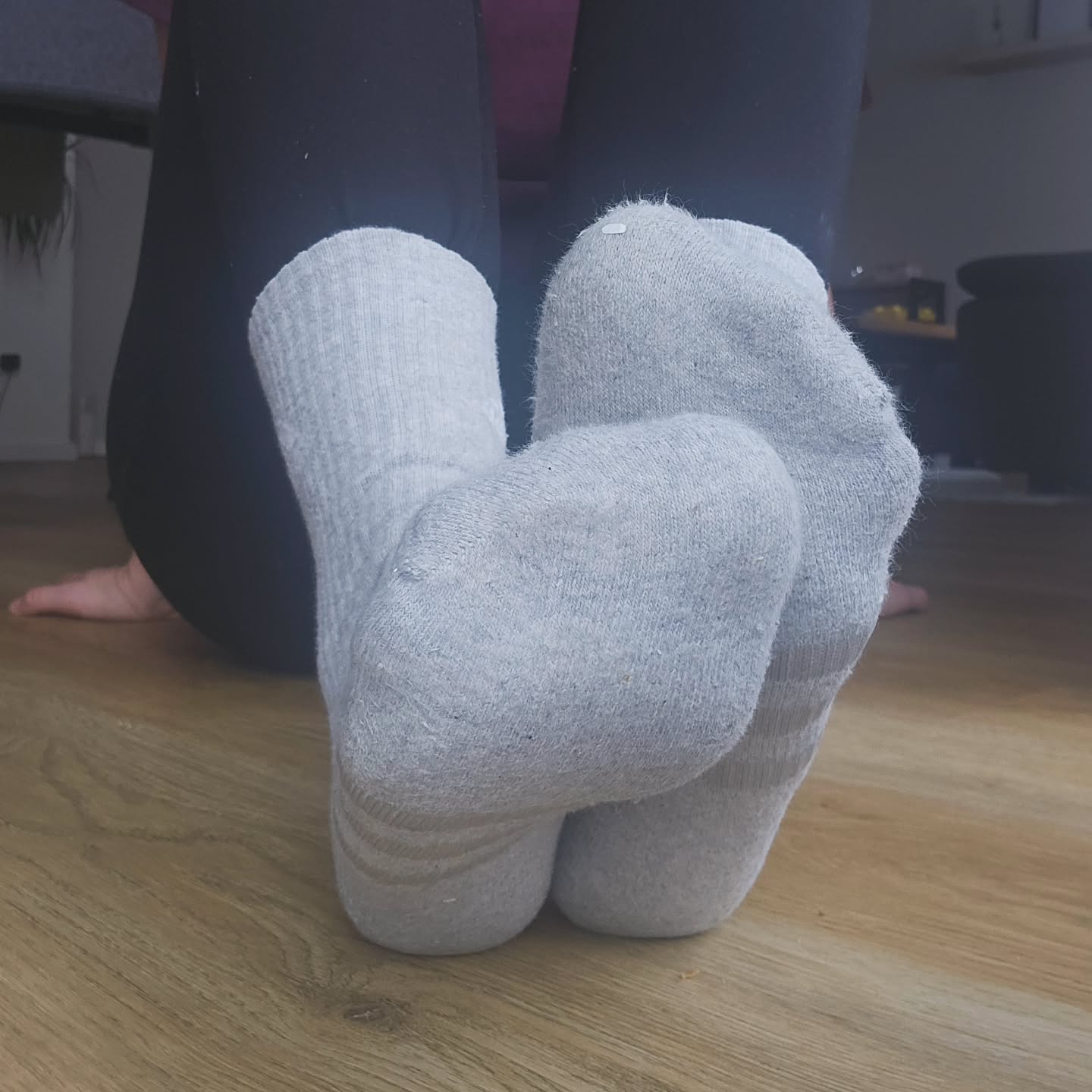 Getragene Socken