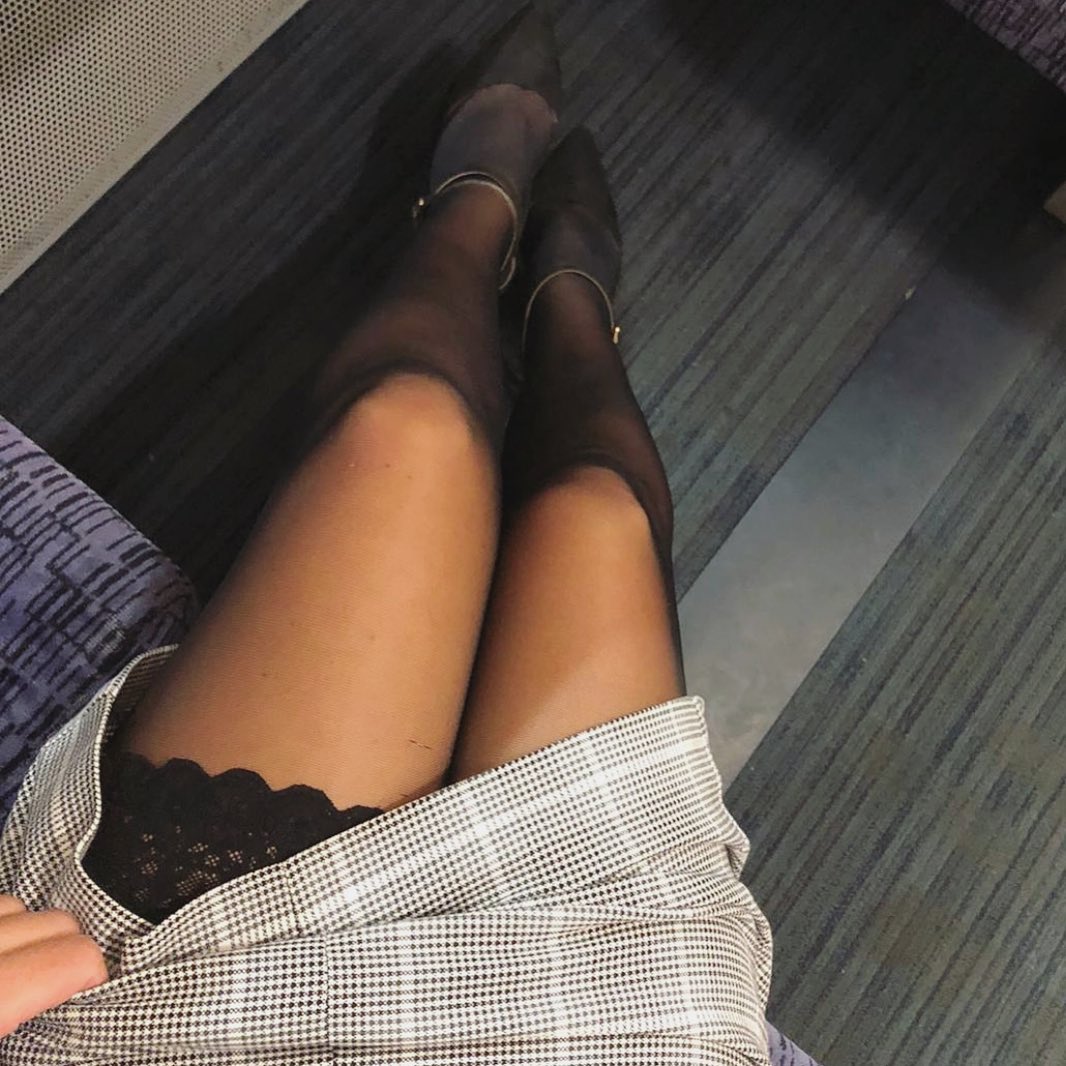 Getragene Nylons - 1